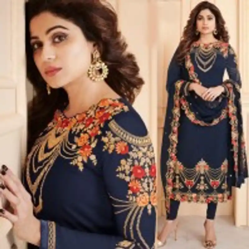 Exclusive Fashionable Stylish and Comfortable High Quality INDIAN Georgette Three Piece