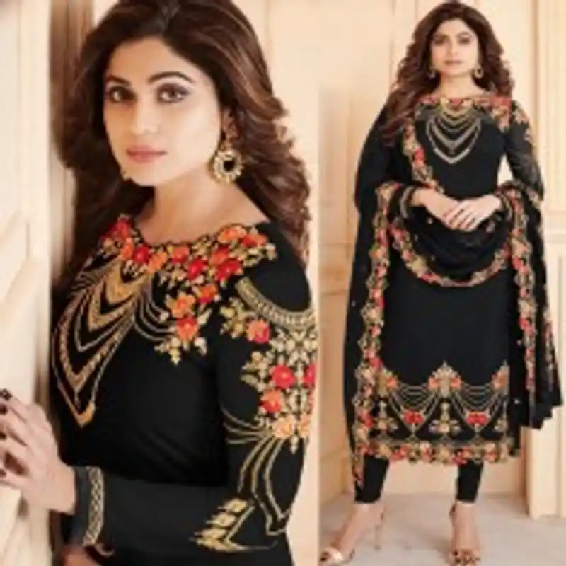 Fashionable Stylish and Comfortable High Quality INDIAN Georgette Three Piece