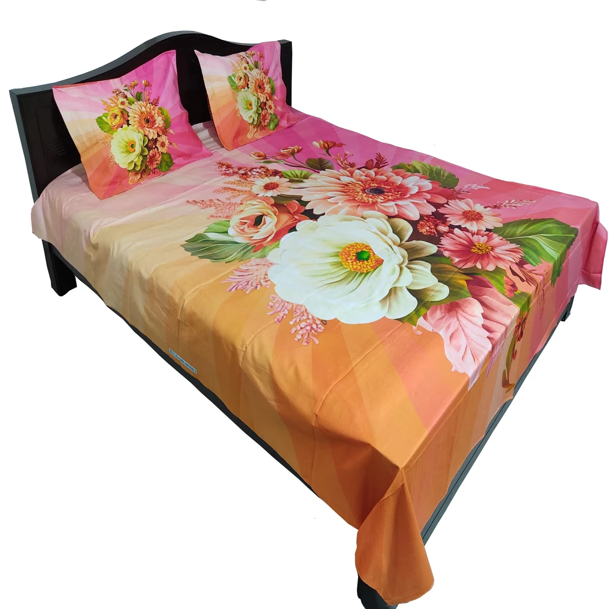 Premium King Size Bedsheet Set with Two Pillow Covers