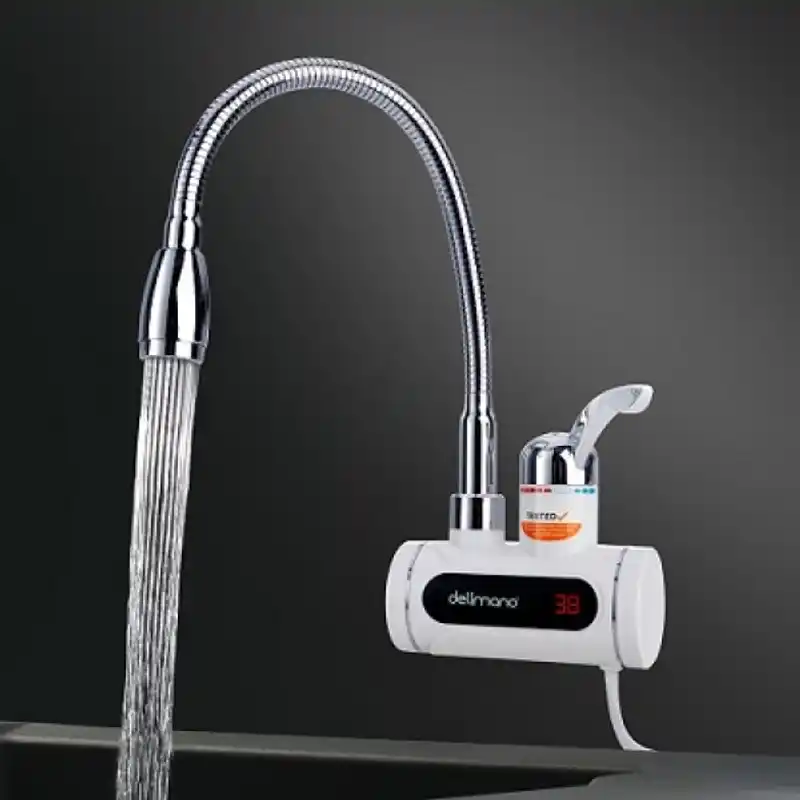 Hot Water Tap Digital Wall Without Shower