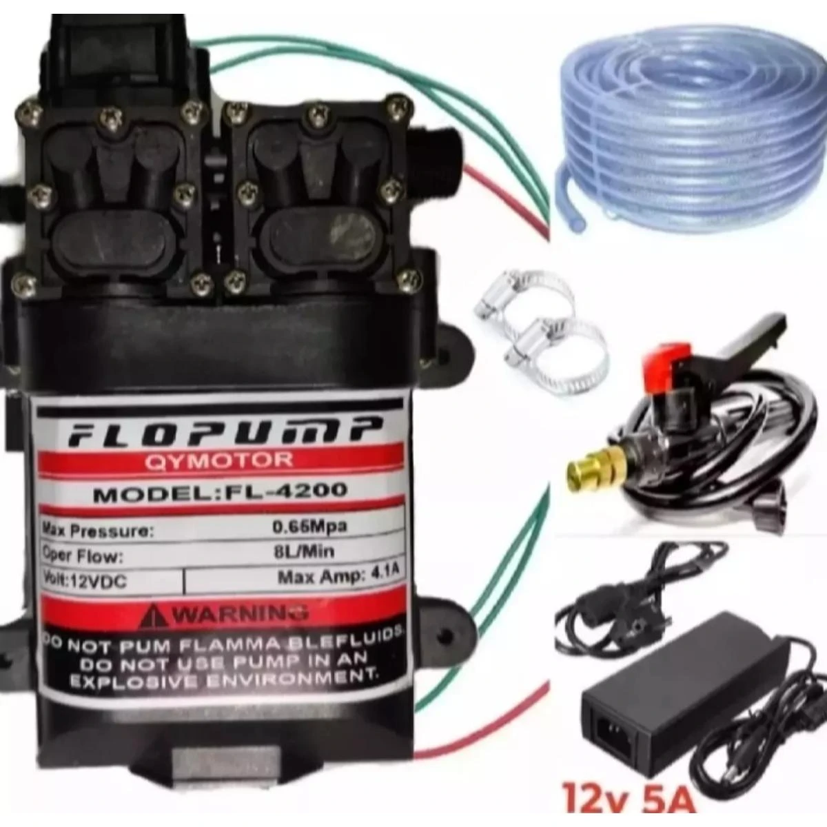 Dubble Pump Bike & Car Washing Water Pump Motor full set AC & DC double pump double pump for Bike & Car Wash