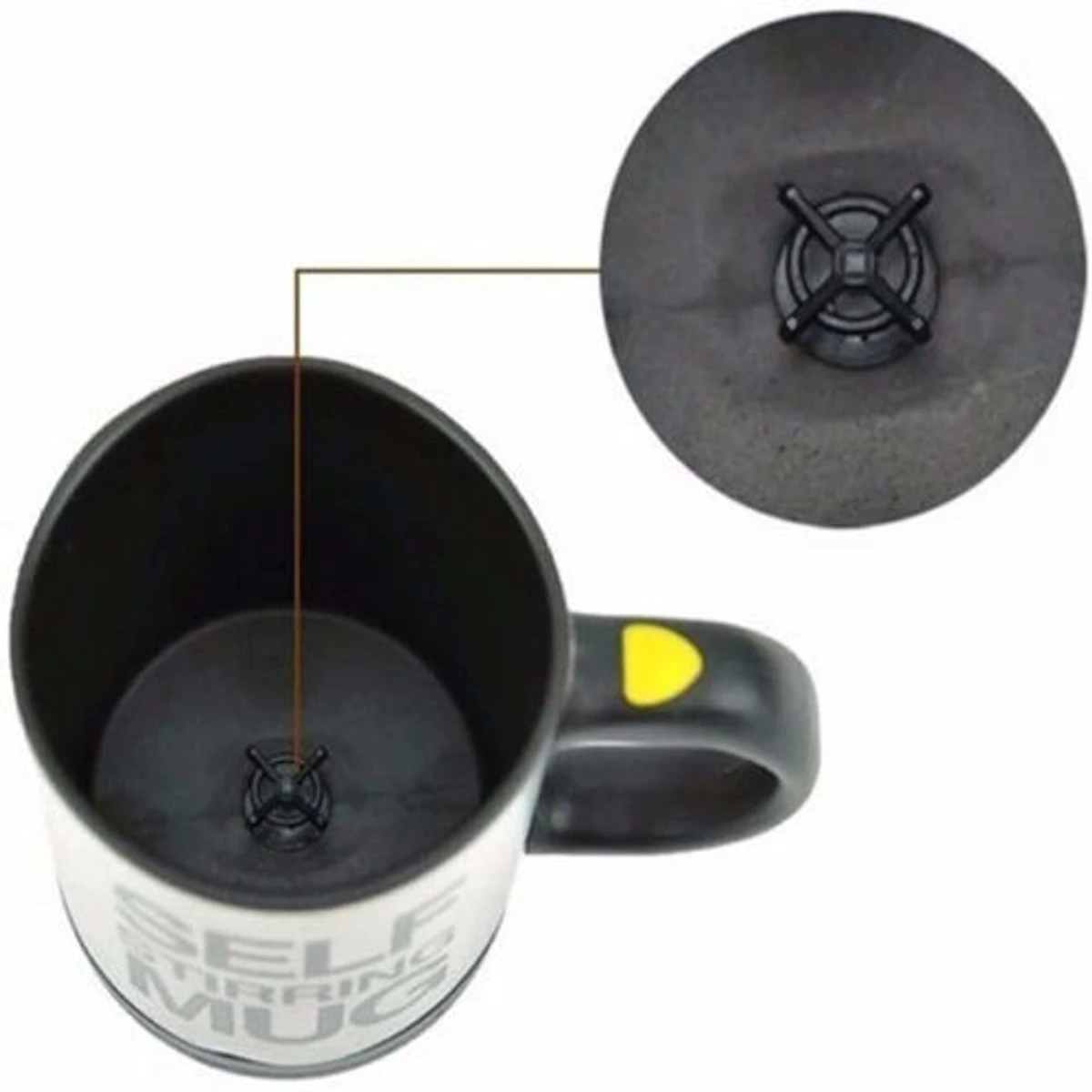 Multicolor Self Stirring Coffee Milk Mixing Mug Stainless Steel Thermal Cup Electric Smart Cup-1 pcs - Coffee Mug - Coffee Mug