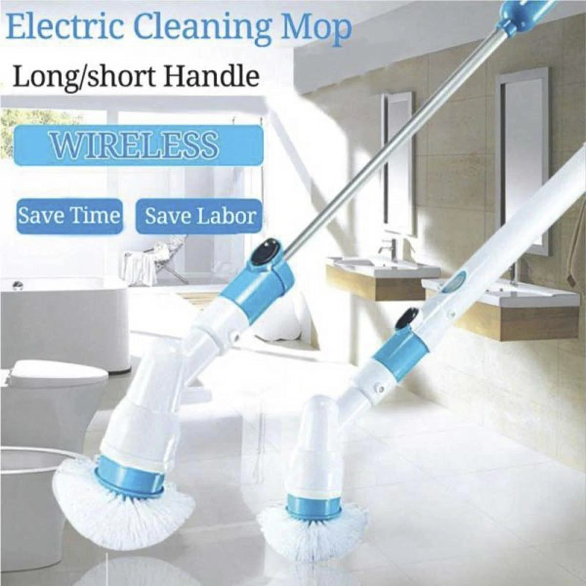 Rechargeable Home Cleaner Spin Mop