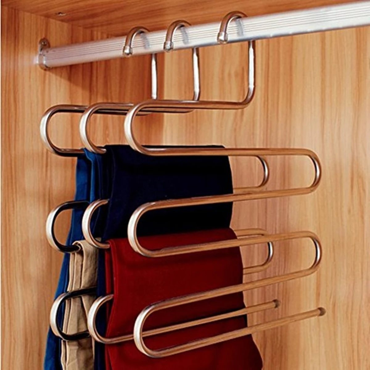 5 layers S Shape MultiFunctional Clothes Hangers