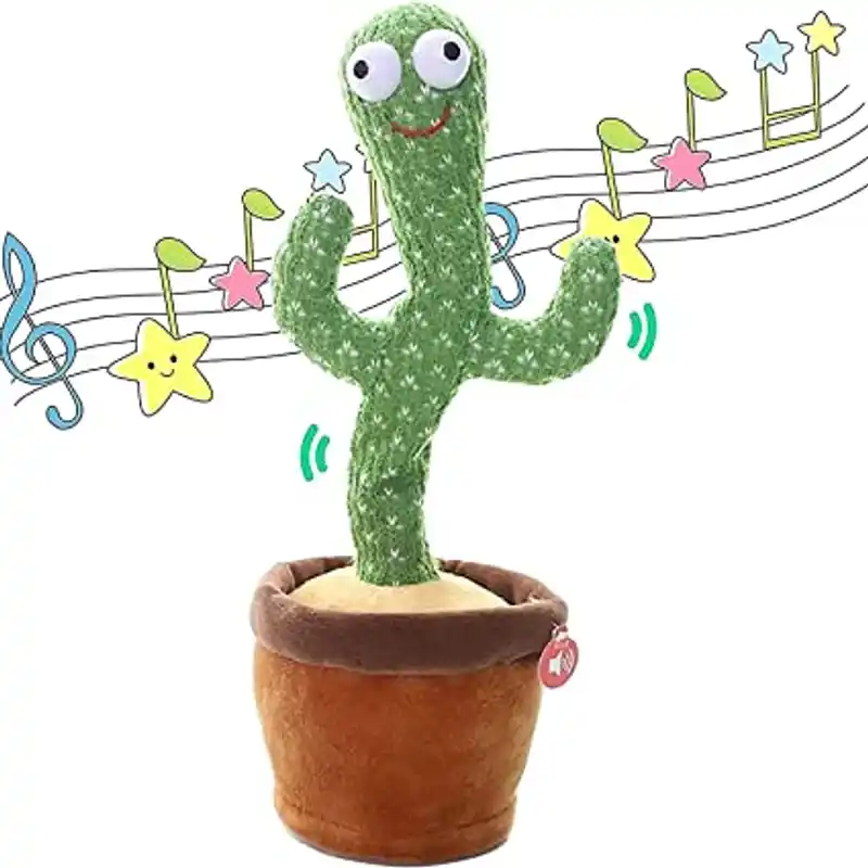 Rechargeable Shaking Singing Dancing Cactus Toy