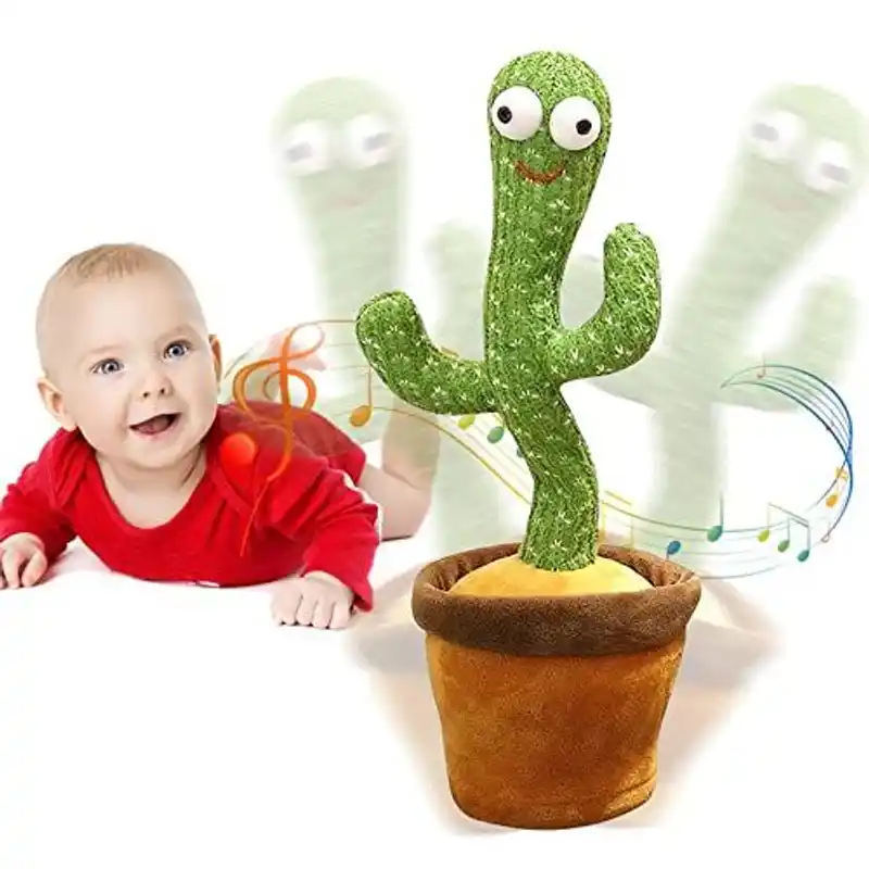 Rechargeable Shaking Singing Dancing Cactus Toy
