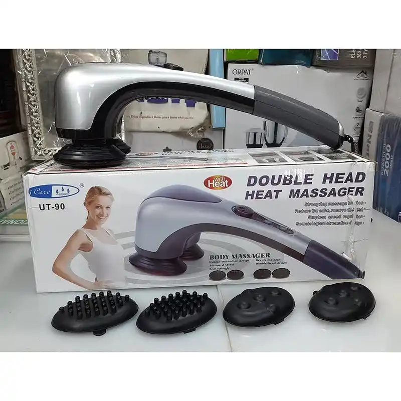 Double Heads Body Massager with Vibration and Heat