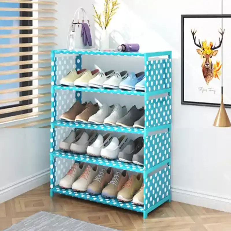 5-Layer Large Shoe Rack Shoe Storage Organizer Cabinet