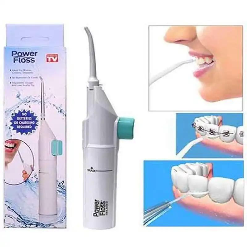 Oral Irrigator Dental Water Power Floss Pick Teeth Cleaning-white