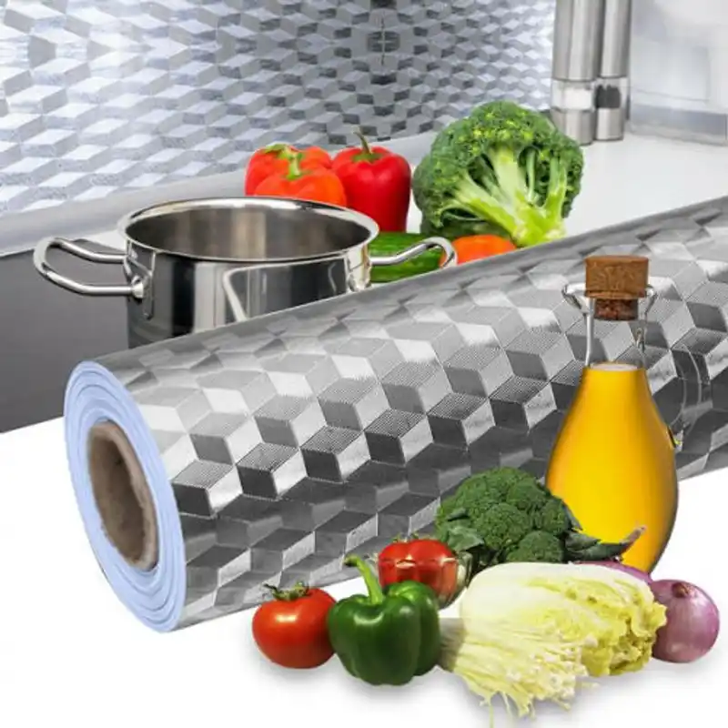 Water Proof Foil Kitchen Stickers ( 1 Roll )