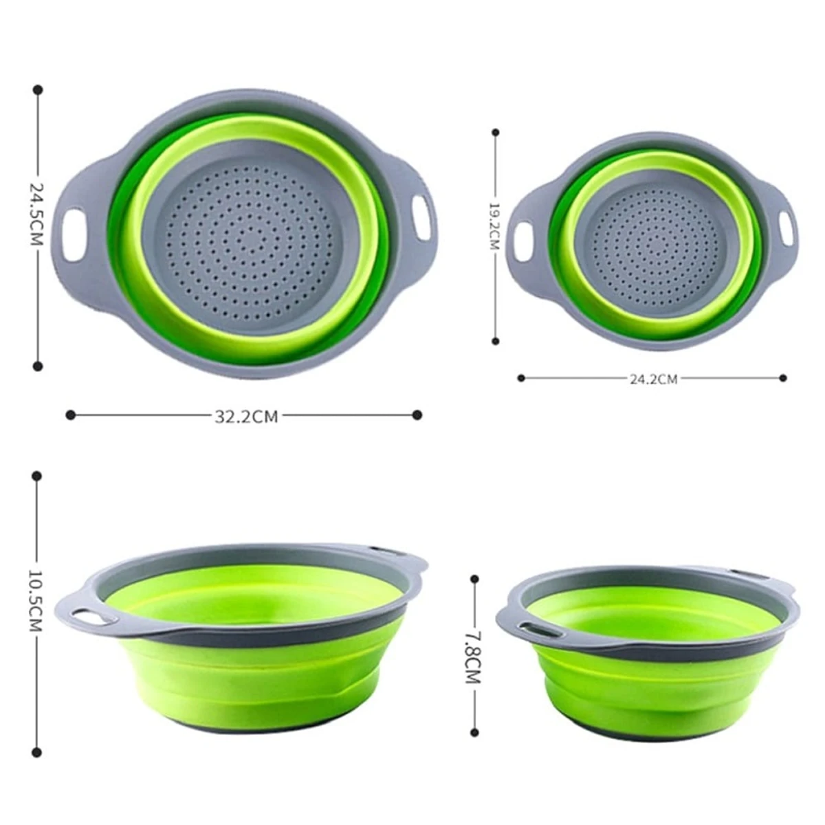 Qualityful Collapsible Filter Basket - Multicolor