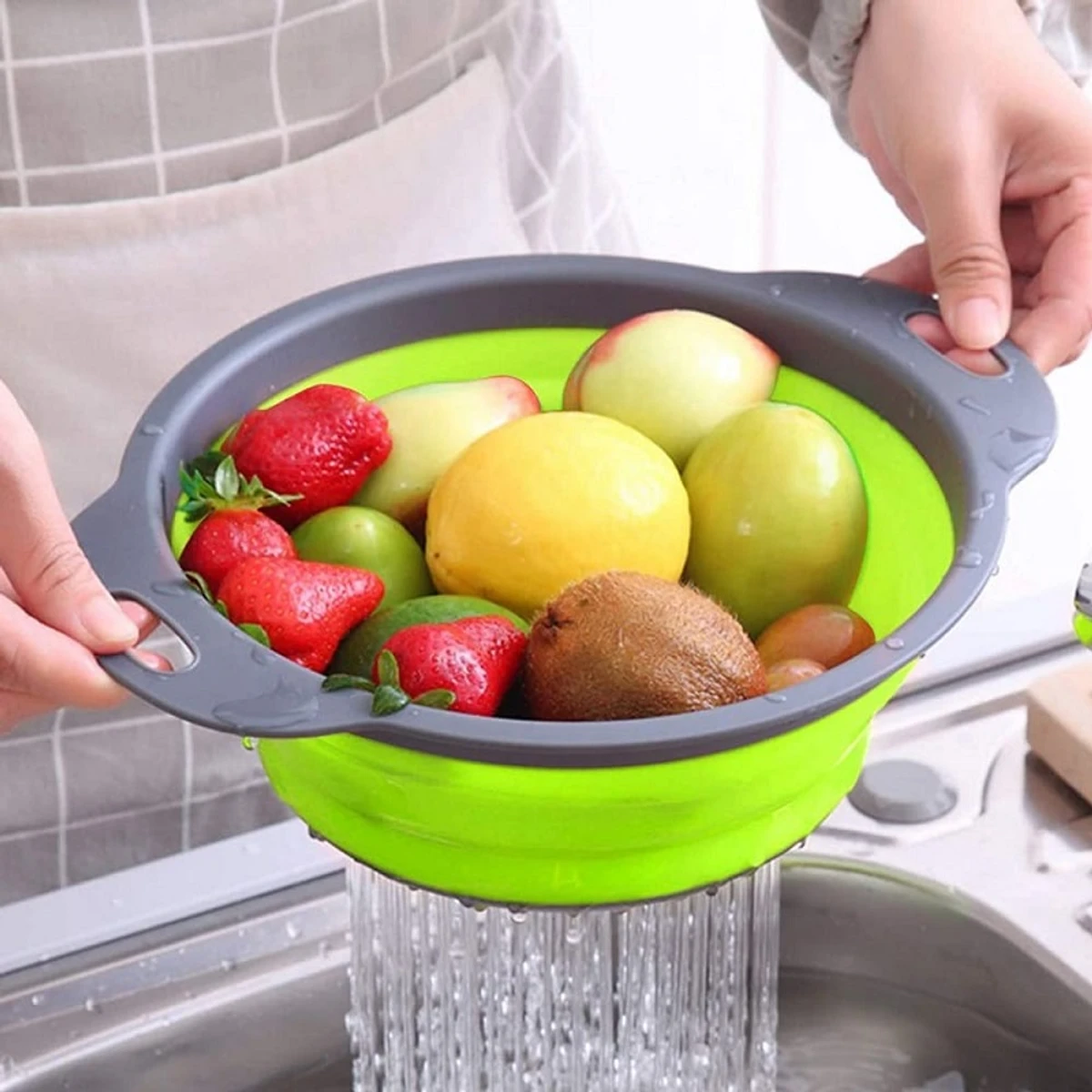 Qualityful Collapsible Filter Basket - Multicolor